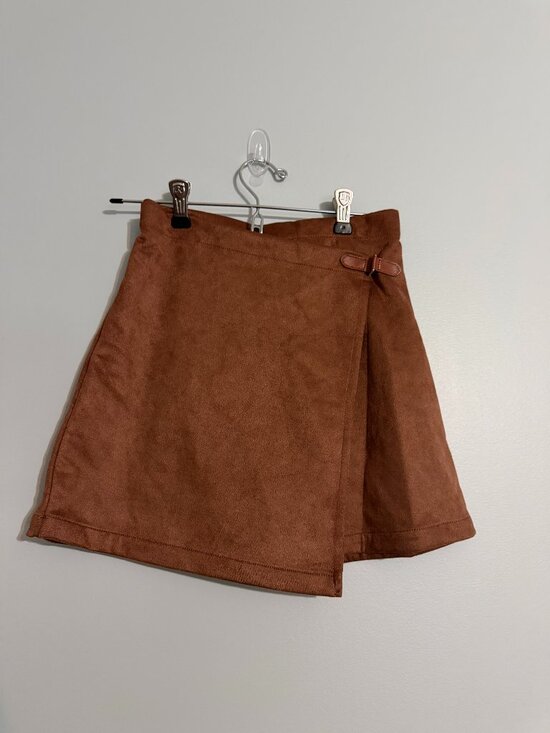Other - Girls Skirt | Size Large 10/12 | Brown Suede